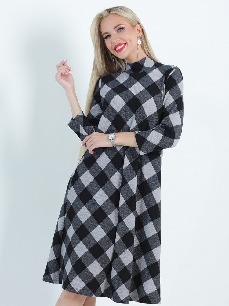 Платье женское «Особенно актуально, клетка» | DStrend