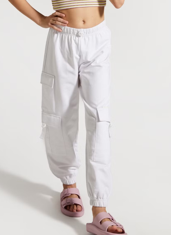 Брюки-карго для девочек | Ocean Wonders Kids | Coccodrillo