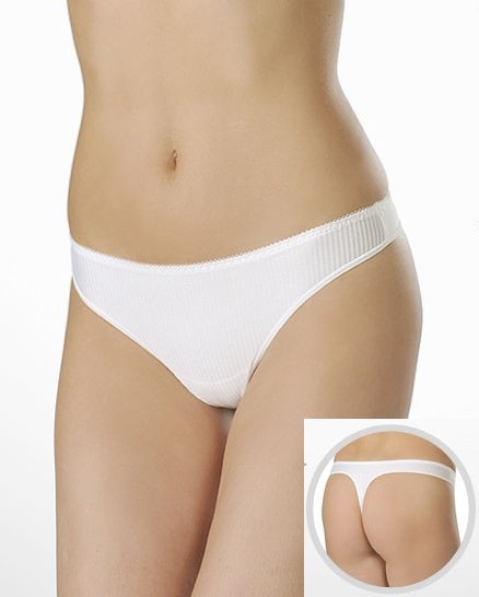 Трусы-стринг "Classica" (арт. 25855, черный) | Контур (классика) | Milavitsa