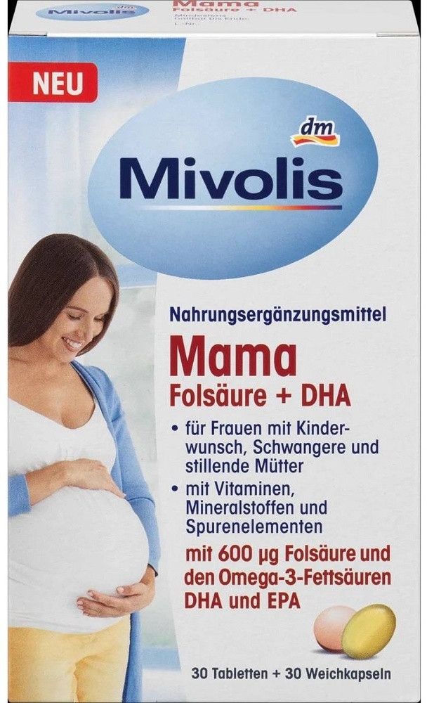 БАД для беременных «Mama Folsäure and DHA» | Mivolis