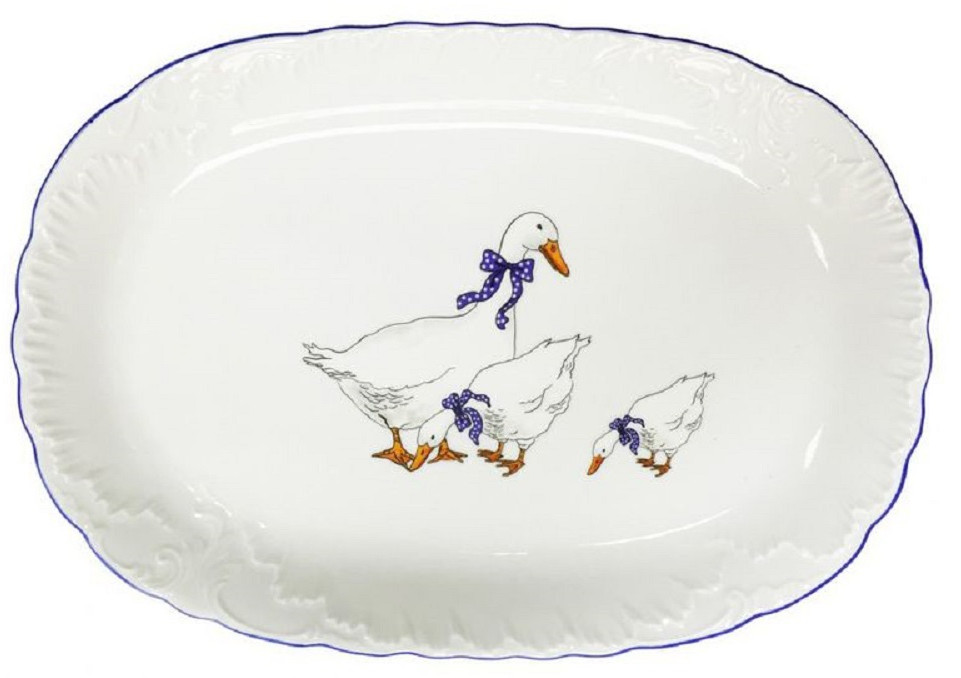 Блюдо «Гуси» | Rococo. Гуси | Cmielow