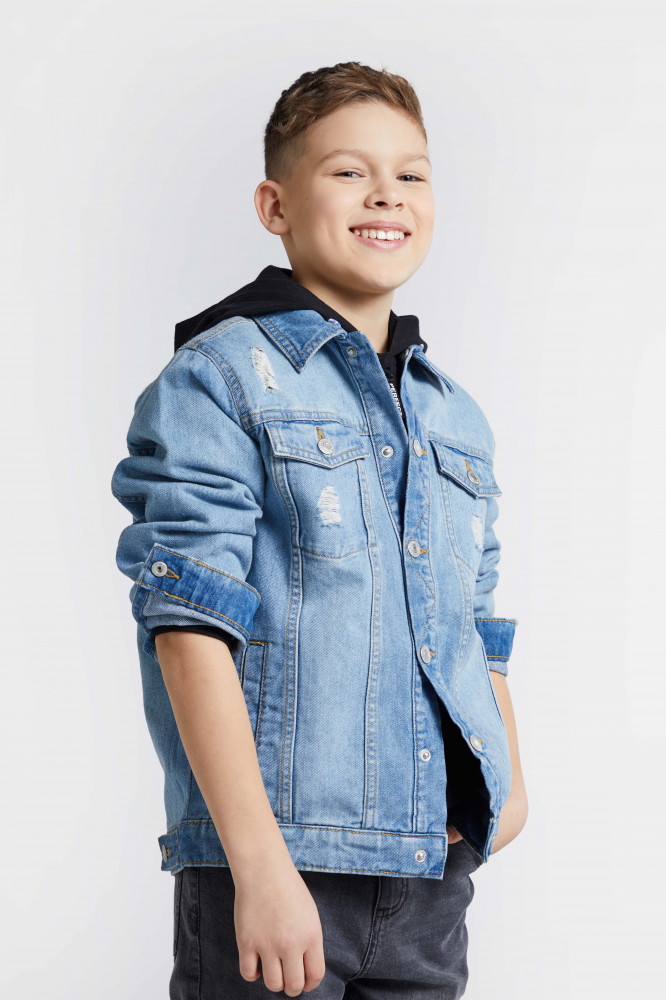 Куртка джинсовая для мальчиков | Jeans Collection Boy | Coccodrillo