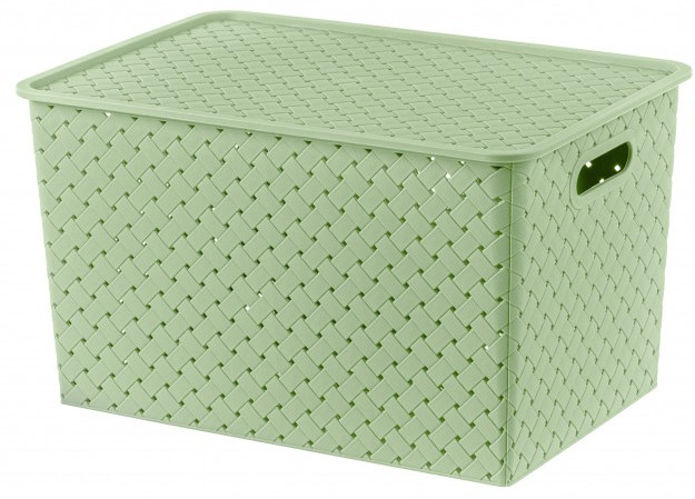 Корзинка с крышкой | Береста | El Casa