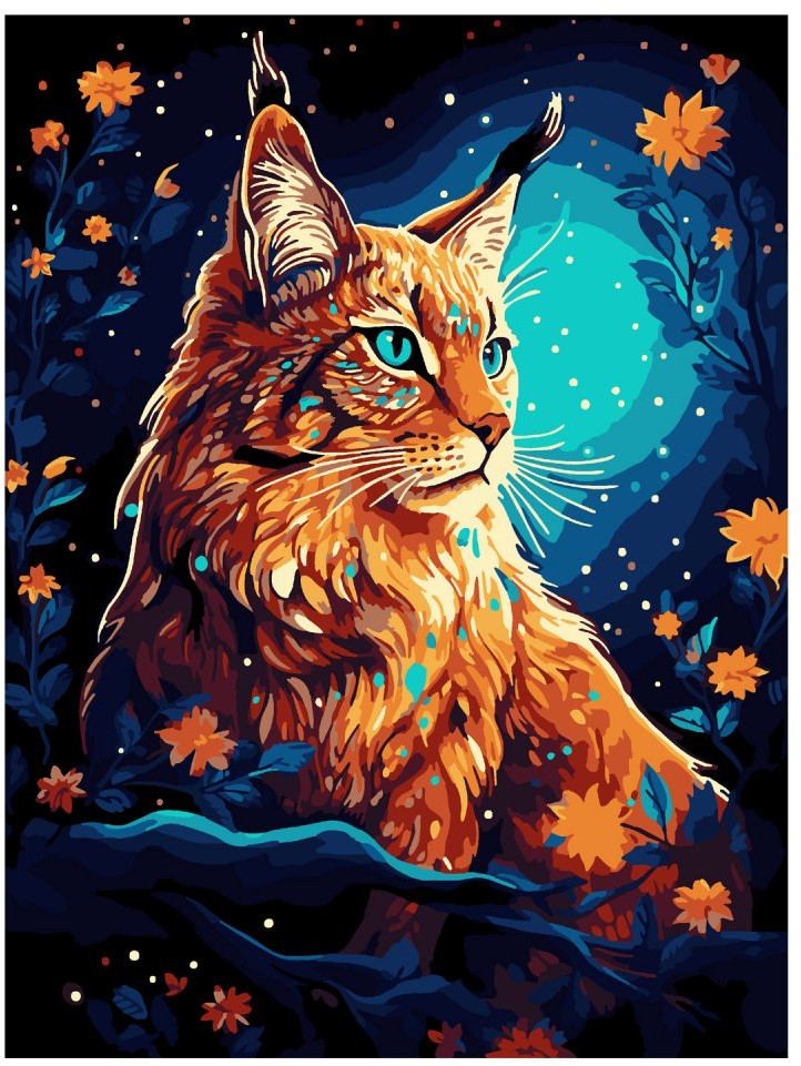 Картина по номерам «Рысь» | Lori