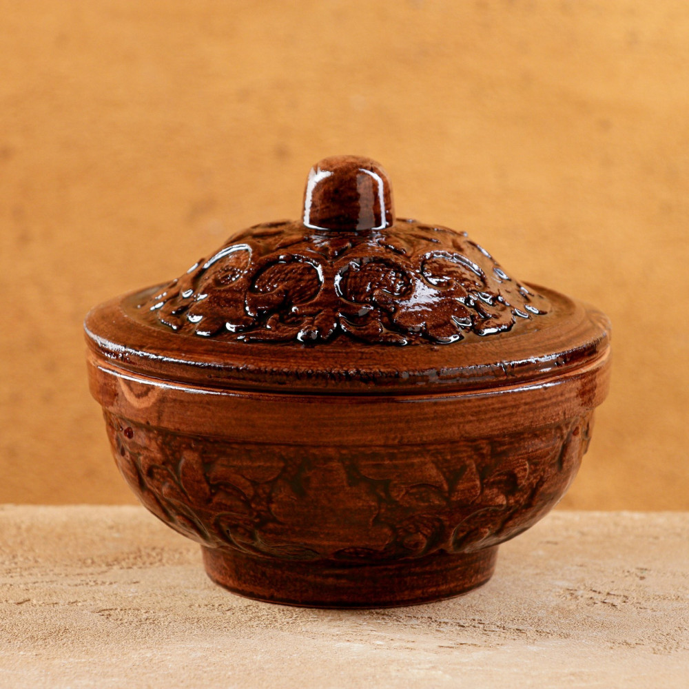 Сахарница «Акташ» | Риштанская керамика | Шафран