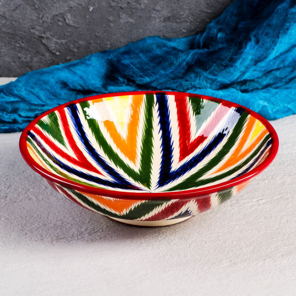 Супница «Атлас» | Риштанская роспись Атлас | Шафран