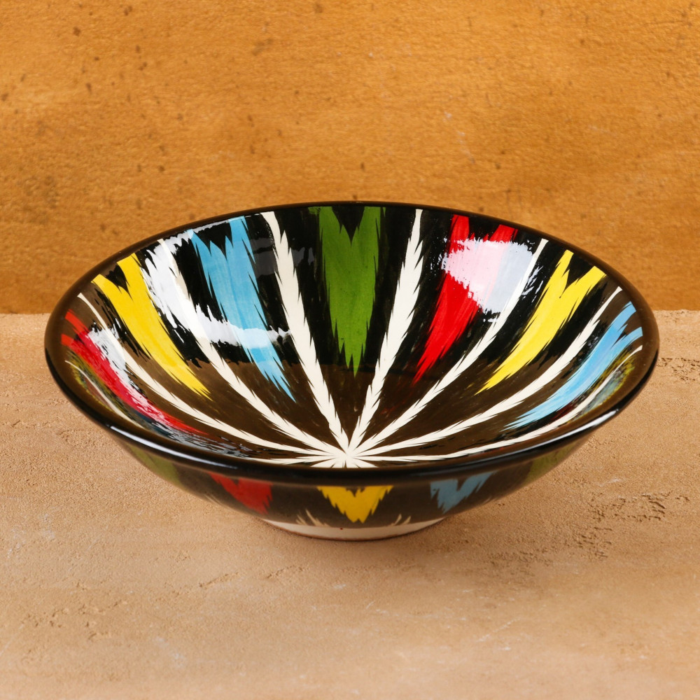 Супница «Атлас» | Риштанская роспись Атлас | Шафран