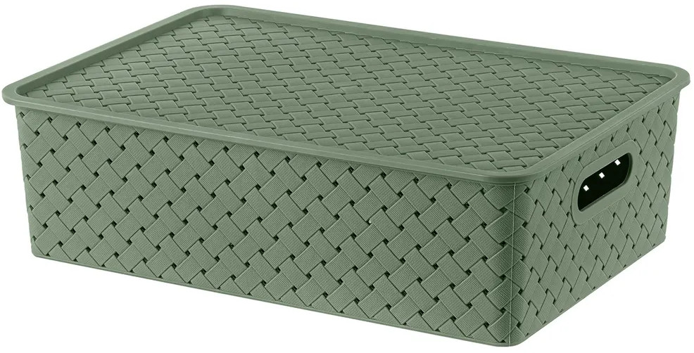 Корзинка с крышкой | Береста | El Casa