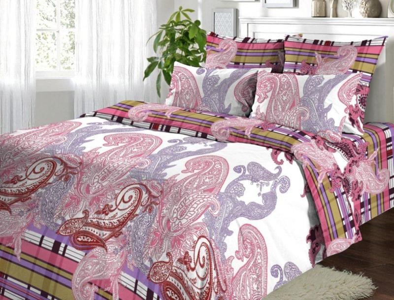 Комплект постельного белья «А-ля рус» (рис.172, 2-спальный, поплин, 2 наволочки 70х70) | Золотая | ТДЛ Текстиль