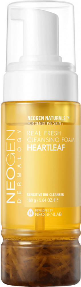Пенка успокаивающая для умывания с экстрактом хауттюйнии «Dermalogy Real Fresh Foam Cleanser Hertleaf» | Neogen