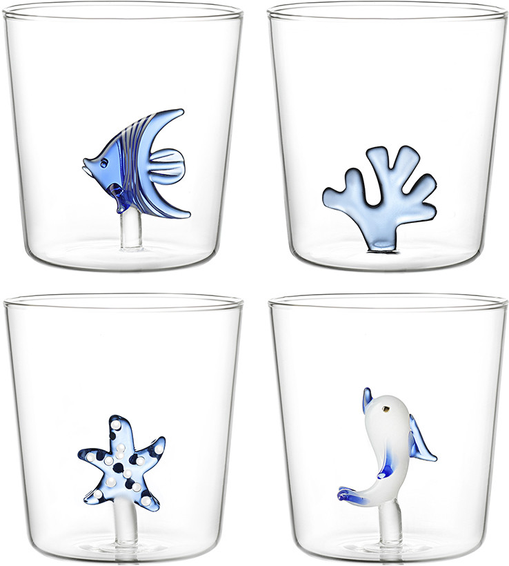 Набор стаканов «In Sea Depth» | DesignBoom
