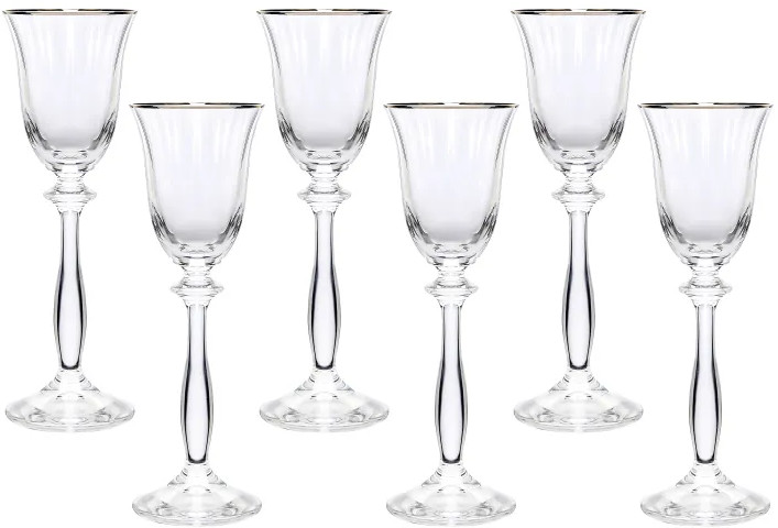 Набор рюмок «Анжела» | Анжела оптик | Crystalex