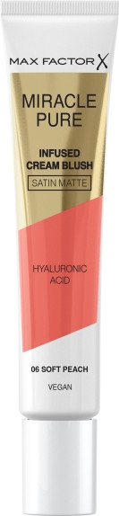 Румяна для лица кремовые «Miracle Pure Cream Blush», оттенок 06 Soft Peach | Max Factor