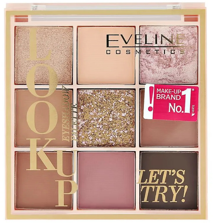 Палетка теней для век «Look up», оттенок Let`s try! | Eveline Cosmetics