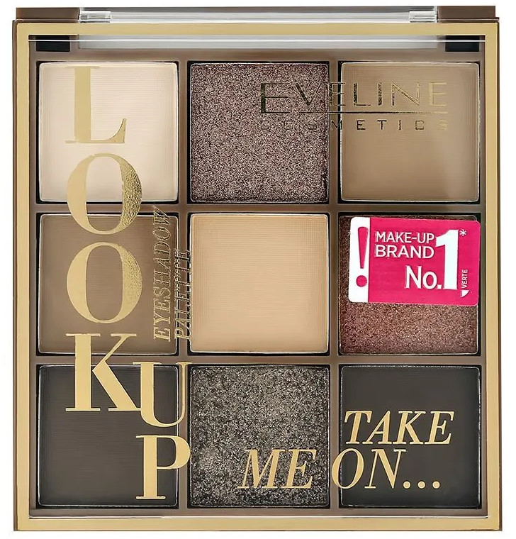 Палетка теней для век «Look up», оттенок Take me on | Eveline Cosmetics