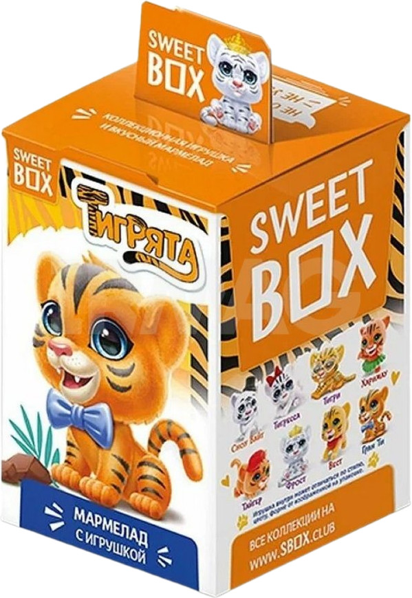 Мармелад с игрушкой «Тигрята» | Sweet box