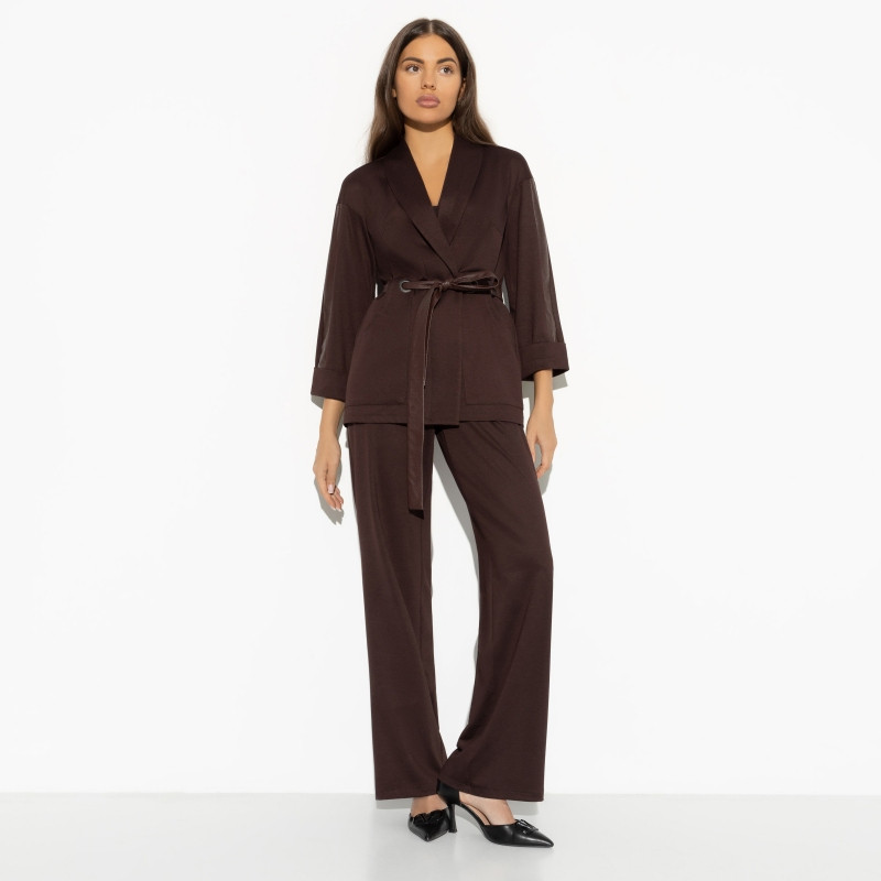 Комплект женский «Нашла подход, 2 в 1, chocolate, с поясом» | Charutti