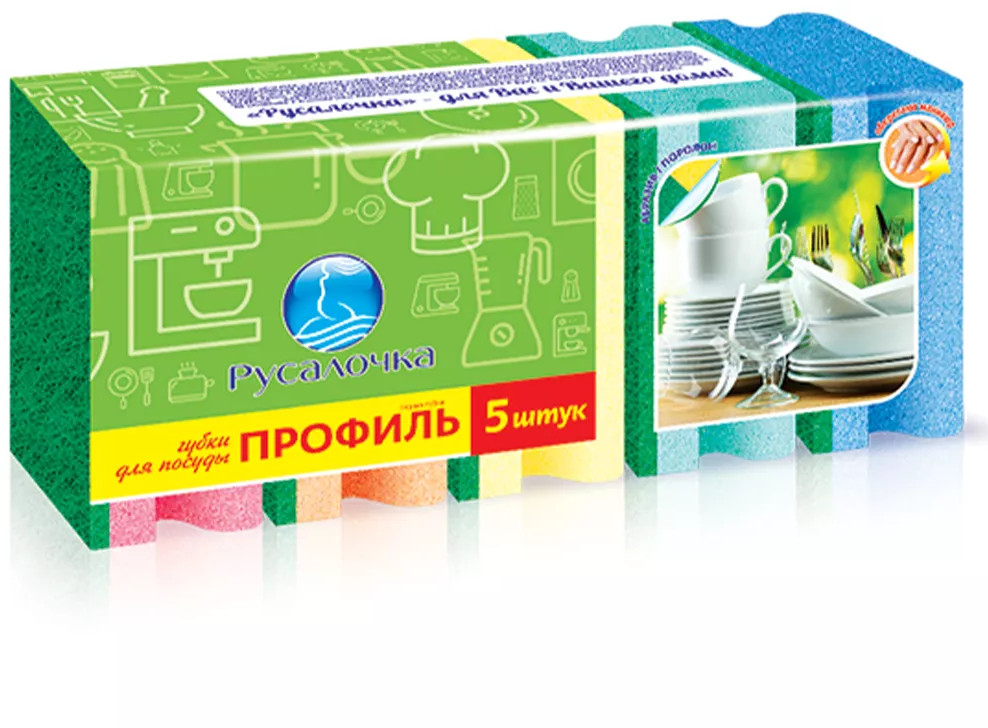 Набор губок хозяйственных «Профиль» | Insula