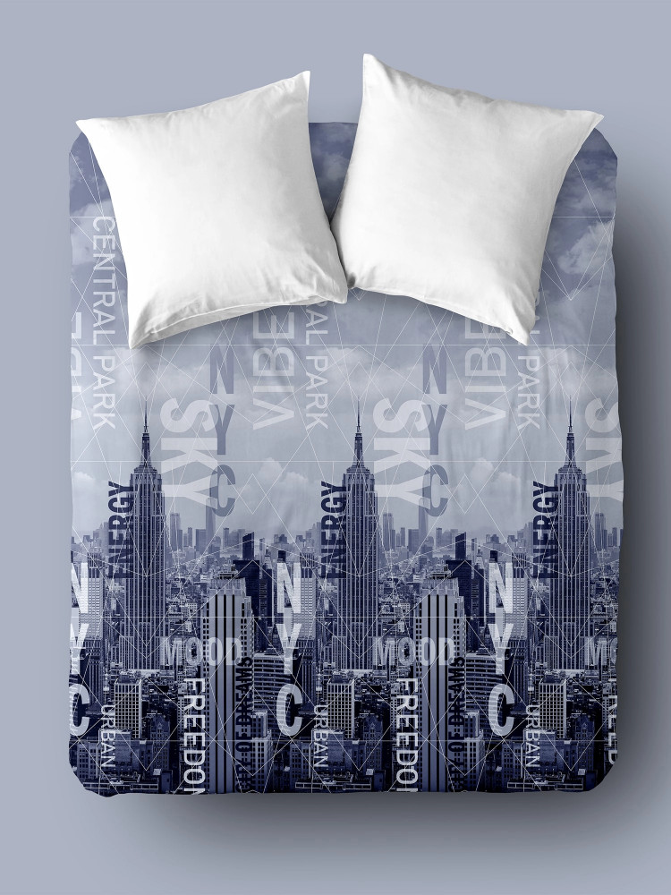 Простыня на резинке «Dream City» | Dream City | Унисон