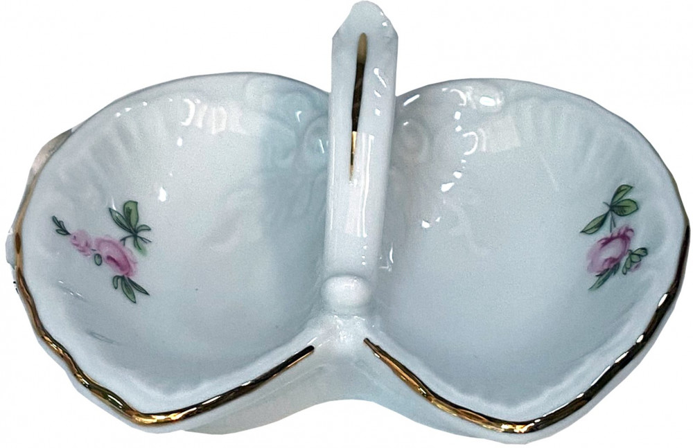 Солонка-перечница открытая | Мейсенский букет | Rococo