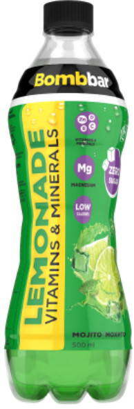 Лимонад безалкогольный сильногазированный со вкусом мохито | Bombbar
