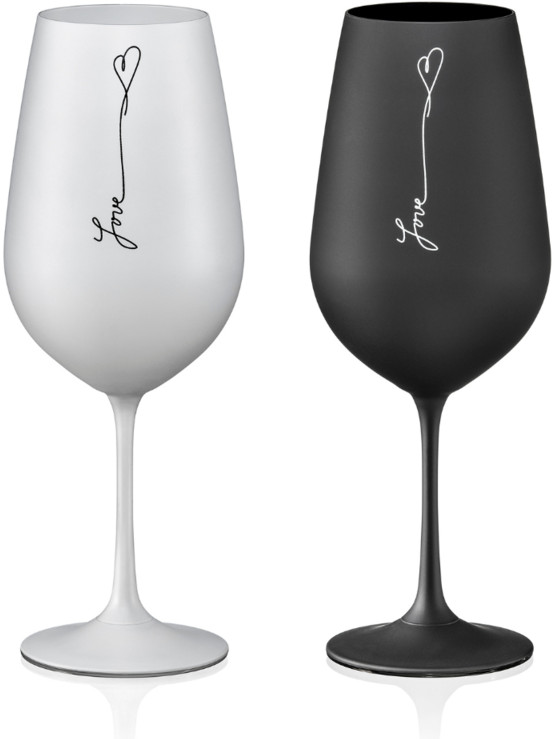 Набор бокалов для вина «Виола, Love» | Виола | Bohemia Crystal