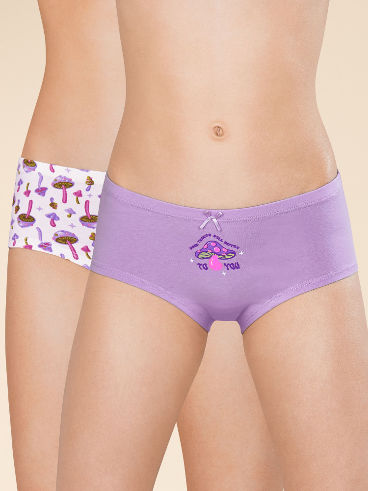 Трусы-шорты для девочек комплект | Pelican