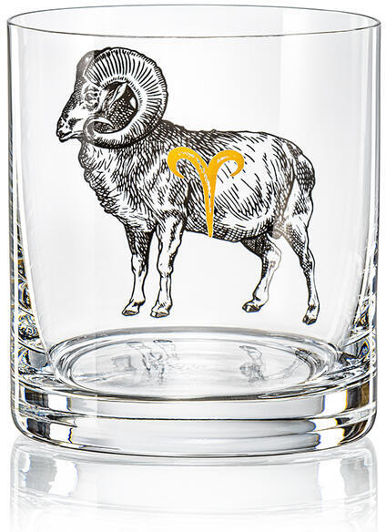 Стакан «Барлайн, Гороскоп-Овен» | Барлайн,Гороскоп | Bohemia Crystal