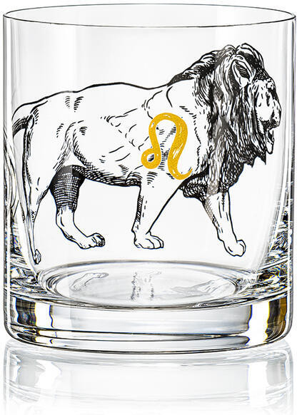 Стакан «Барлайн, Гороскоп-Лев» | Барлайн,Гороскоп | Bohemia Crystal