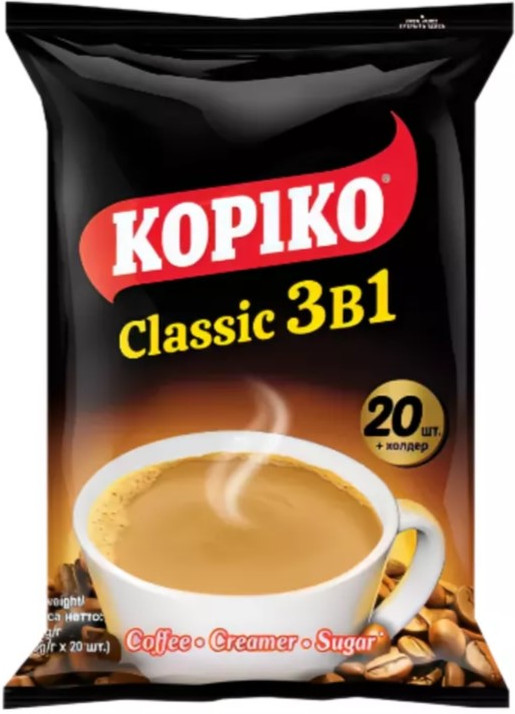 Набор кофе растворимого «3 в 1» | Kopiko