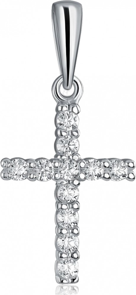 Подвеска из серебра с фианитами | Lucente Silver