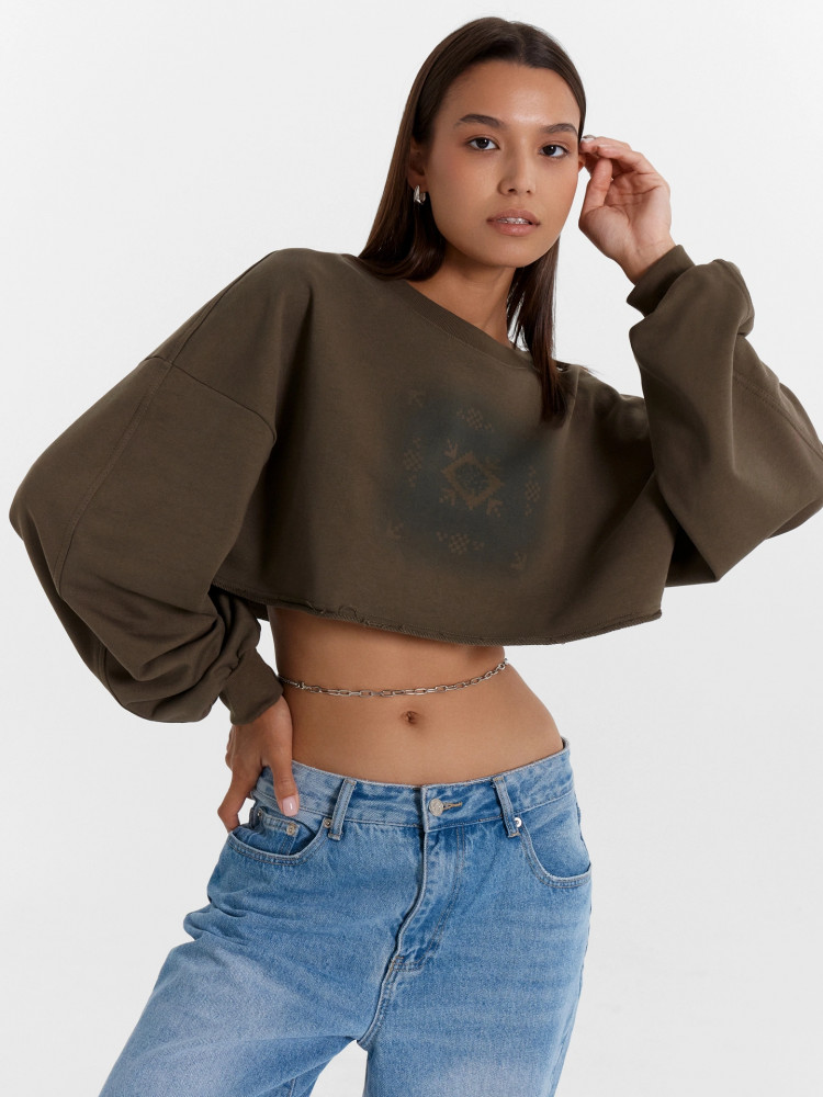 Свитшот женский | Славянские орнаменты | Mark Formelle