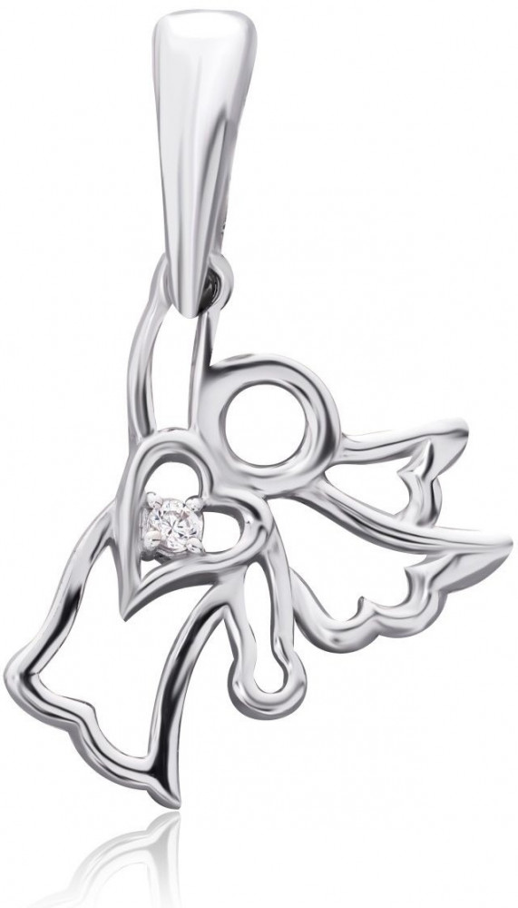 Подвеска из серебра с фианитами | Lucente Silver