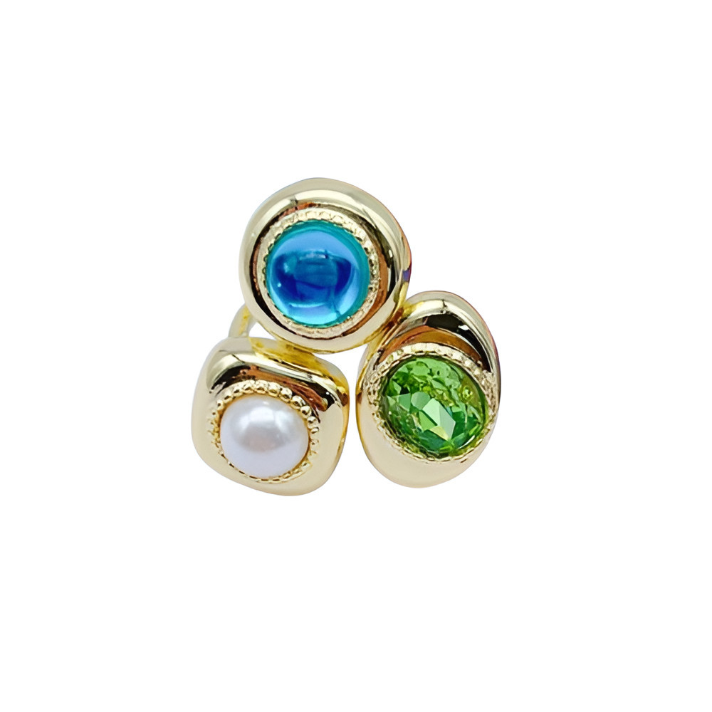 Кольцо медицинское золото с фианитами | Tuimedaq