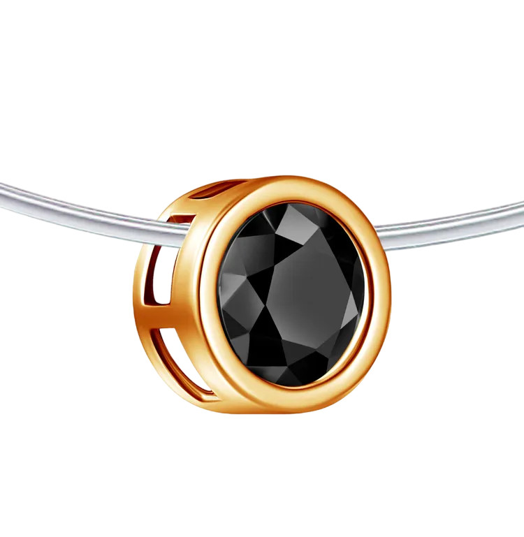 Колье из серебра с фианитом | Lucente Silver