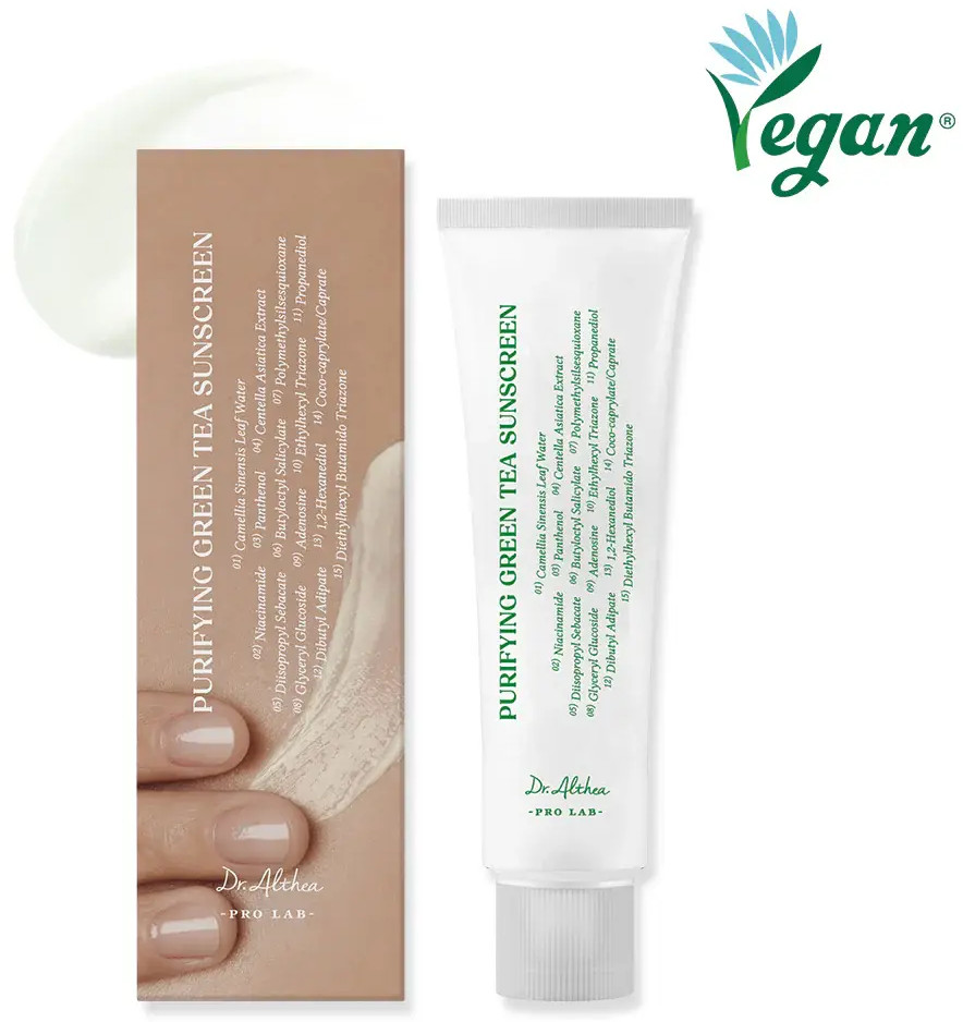 Cолнцезащитный крем с зеленым чаем «Purifying Tea Sunscreen» | Dr. Althea