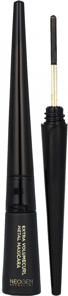 Тушь для ресниц «Extra Volumecurl Metal Maxicara», оттенок 01 Black | Neogen
