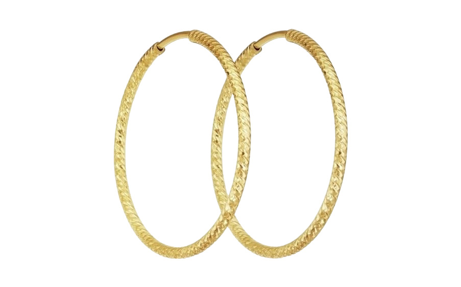 Серьги конго из серебра | Lucente Silver