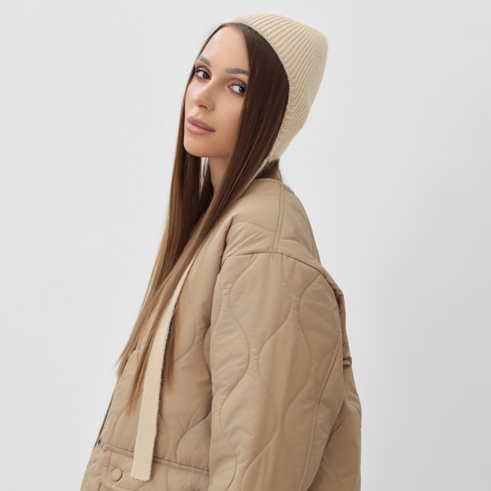 Чепчик женский с шерстью кролика | Accessories | MIST