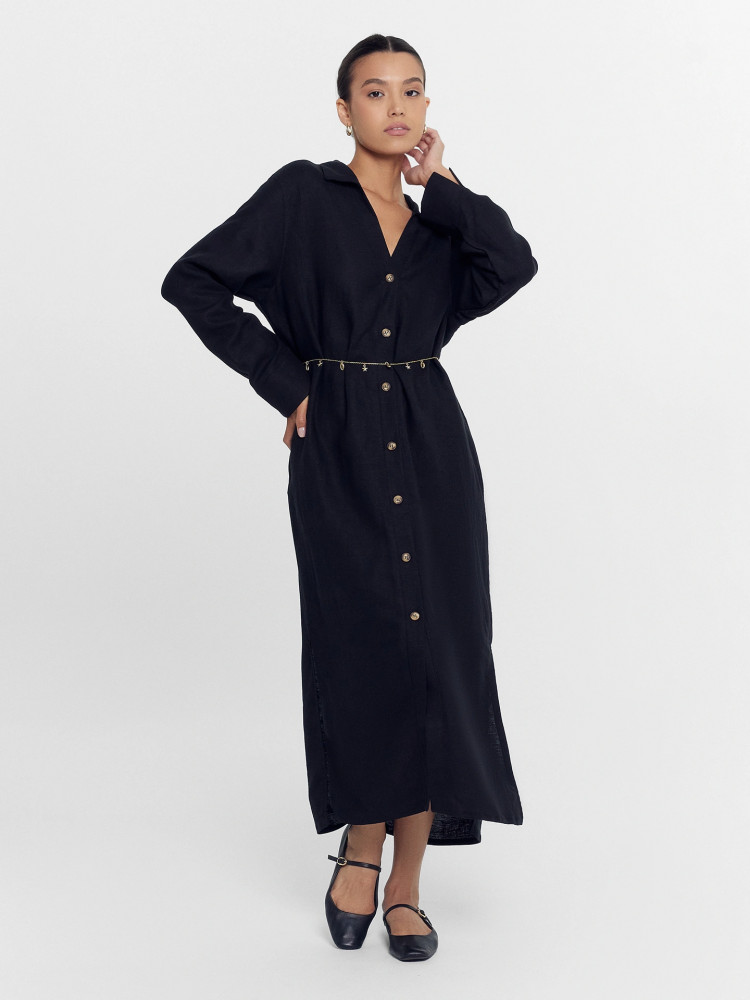 Платье женское | Льняная коллекция | Mark Formelle