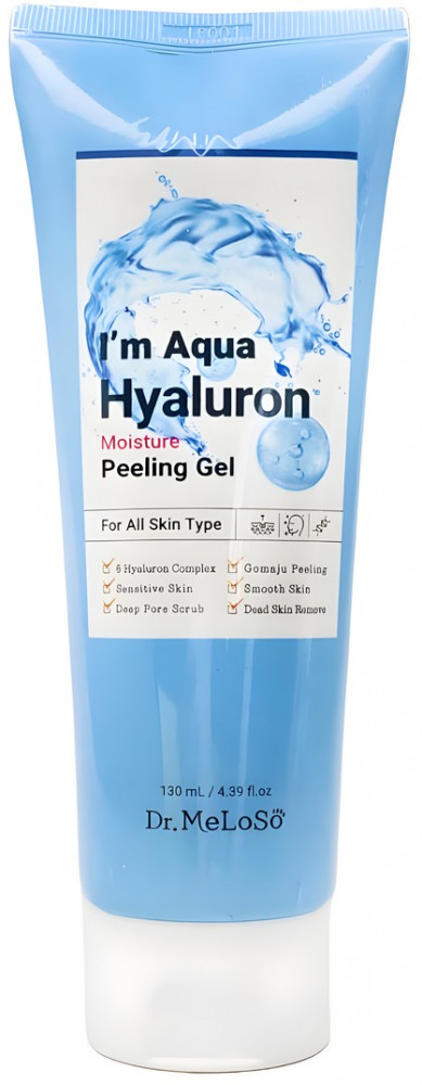 Пилинг-гель для лица с гиалуроновой кислотой «I’m Aqua Hyualuron Moisture Peeling Gel» | Dr.Meloso