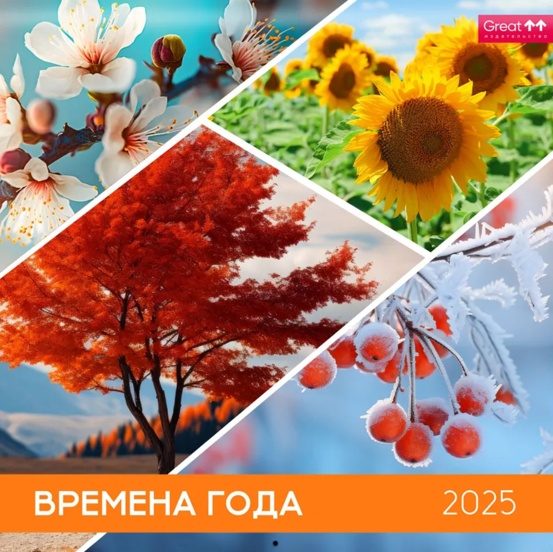 Календарь настенный на 2025 год «Времена года»
