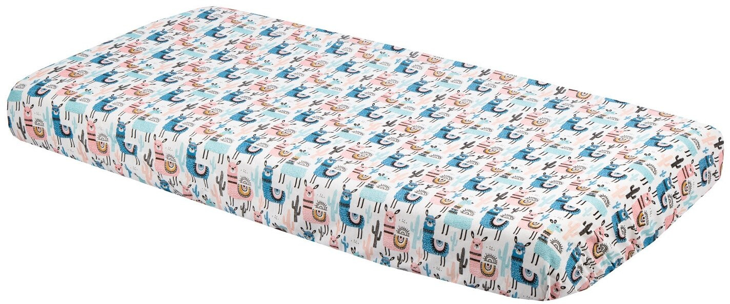 Простыня на резинке «Ламы» | Ассорти | Традиция
