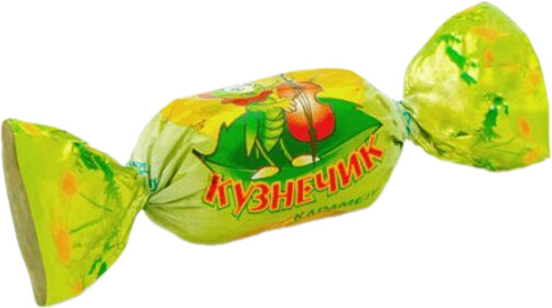 Карамель с молочно-ореховой начинкой «Кузнечик» | Рахат