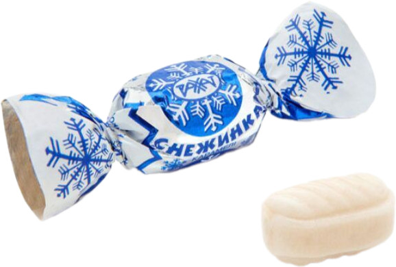 Карамель с кокосом и ароматом лимона «Снежинка» | Рахат