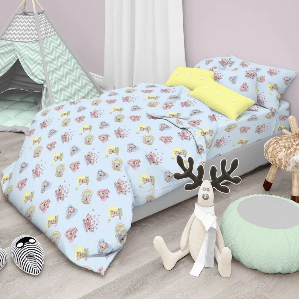 Комплект постельного белья «Мишка-романтик» | Ночь нежна