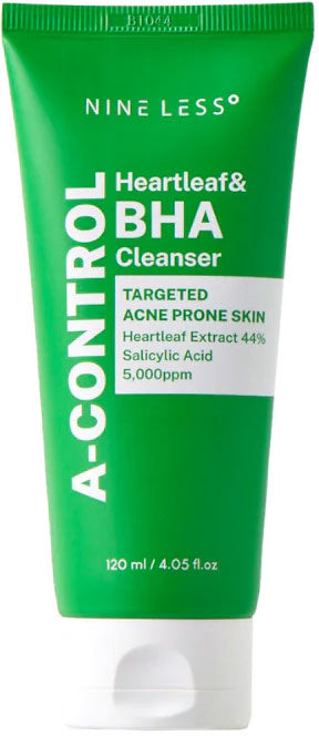 Пенка для лица «Heartleaf & BHA Cleanser» | A-Control | Nine Less