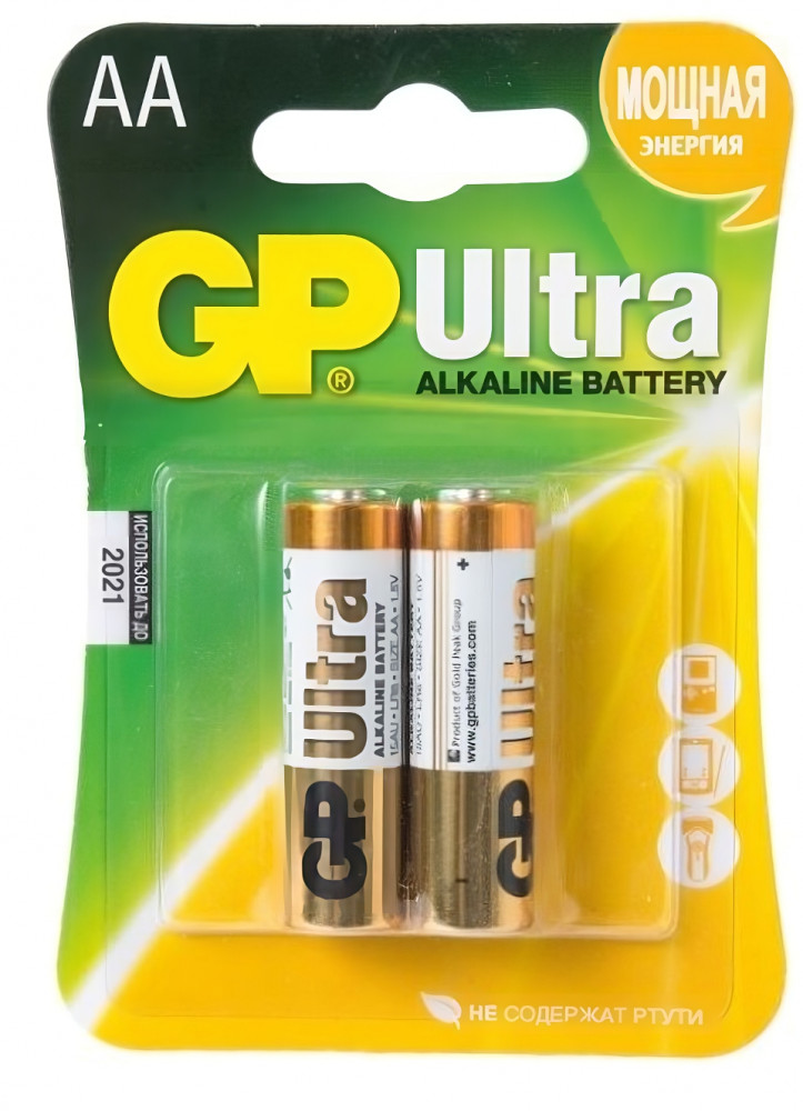 Набор батареек Ultra Alkaline AA/LR6 | Ultra | GP