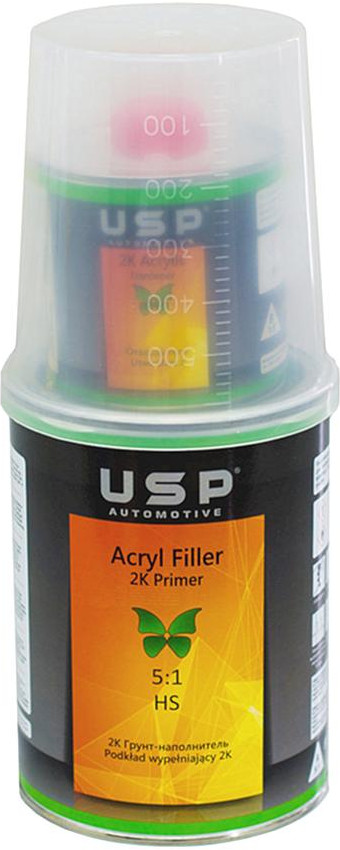Грунт акриловый для автомобилей, белый | USP Automotive