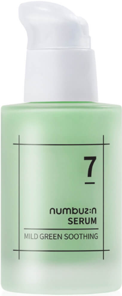 Сыворотка для лица успокаивающая «Mild Green Soothing Serum №7» | Numbuzin